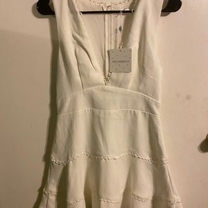 Beautiful white hello molly dress. Brand new